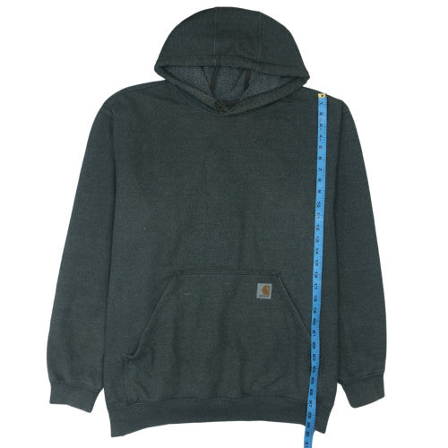 Carhartt Men’s Grey Pullover Hoodie XL Regular Heavyweight Cotton Blend