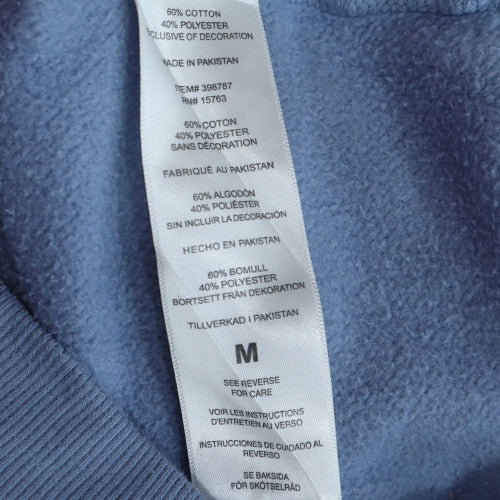 Champion Mens Blue Pullover Hoodie M Fleece Sportswear