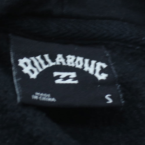Billabong Men’s Black Pullover Hoodie S Fleece Surf Logo