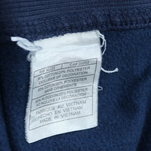 Nike Team Men's Blue Pullover Hoodie L Embroidered Sports Fleece