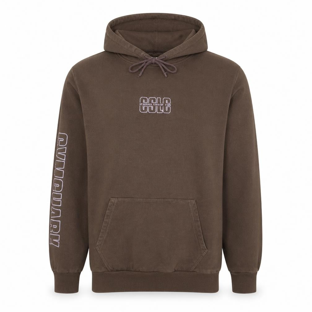 Gymshark Men's Brown Pullover Hoodie M Regular Fit Sportswear