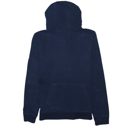 Tommy Hilfiger Womens Navy Blue Pullover Hoodie Size 14 Cotton Blend