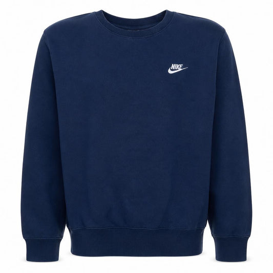 Nike Men’s Blue Pullover Sweatshirt Small Regular Fit Crew Neck