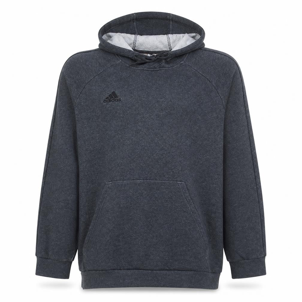 Adidas Mens Grey XL Pullover Hoodie Fleece Sweatshirt