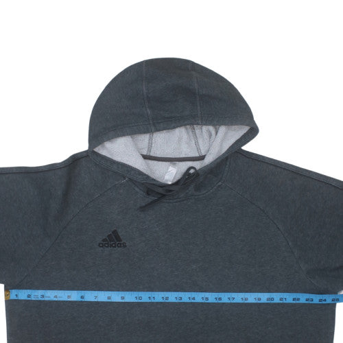 Adidas Mens Grey XL Pullover Hoodie Fleece Sweatshirt