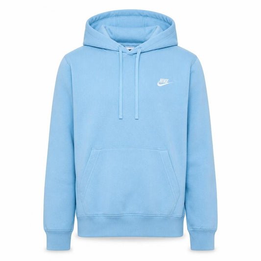 Nike Men's Blue Pullover Hoodie M Regular Fleece Sportswear