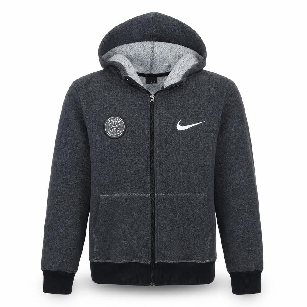 Nike Men's Grey Full Zip Sports Hoodie Size S