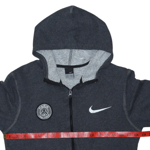 Nike Men's Grey Full Zip Sports Hoodie Size S