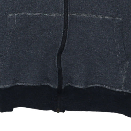 Nike Men's Grey Full Zip Sports Hoodie Size S