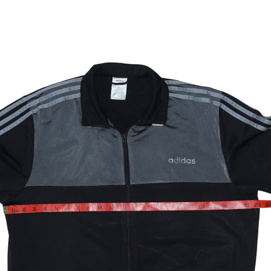 Adidas Mens Black 4XL Full Zip Sweatshirt Jacket