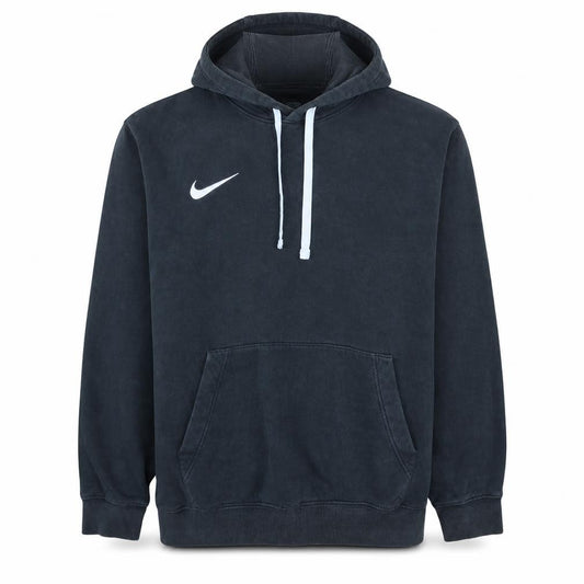 Nike Men's Black Pullover Hoodie M Regular Fit Fleece Sweatshirt