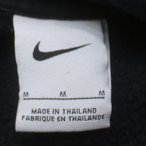 Nike Men's Black Pullover Hoodie M Regular Fit Fleece Sweatshirt