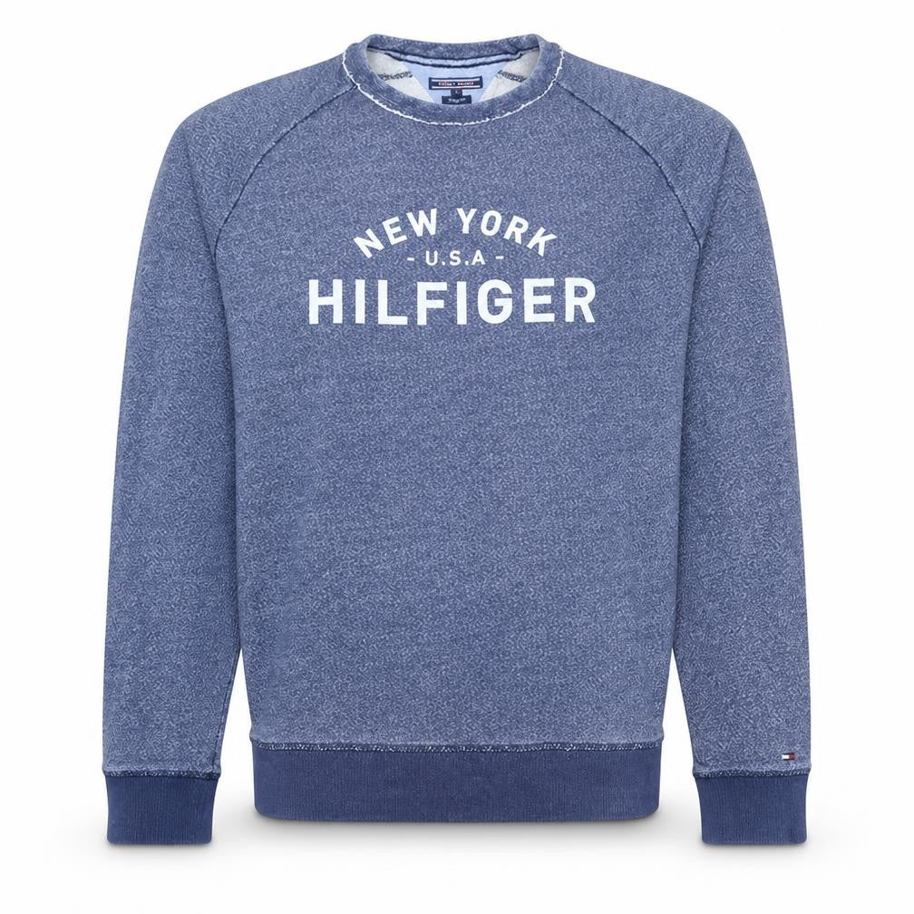 Tommy Hilfiger Men’s Blue XL Vintage Fit Crew Neck Sweatshirt