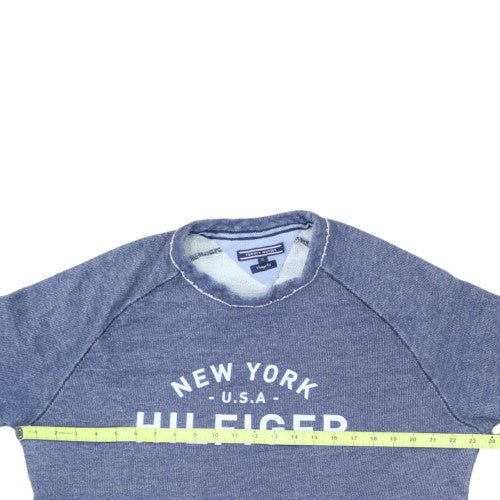 Tommy Hilfiger Men’s Blue XL Vintage Fit Crew Neck Sweatshirt
