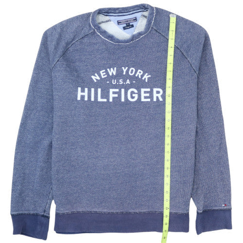 Tommy Hilfiger Men’s Blue XL Vintage Fit Crew Neck Sweatshirt