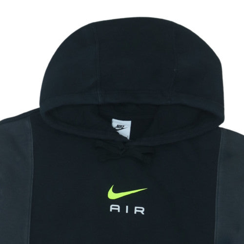 Nike Men's Black Pullover Hoodie L Logo Sports Fleece Sweatshirt