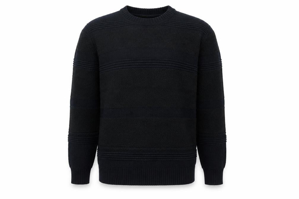 Marks & Spencer Men's Black M Regular Fit Knit Jumper