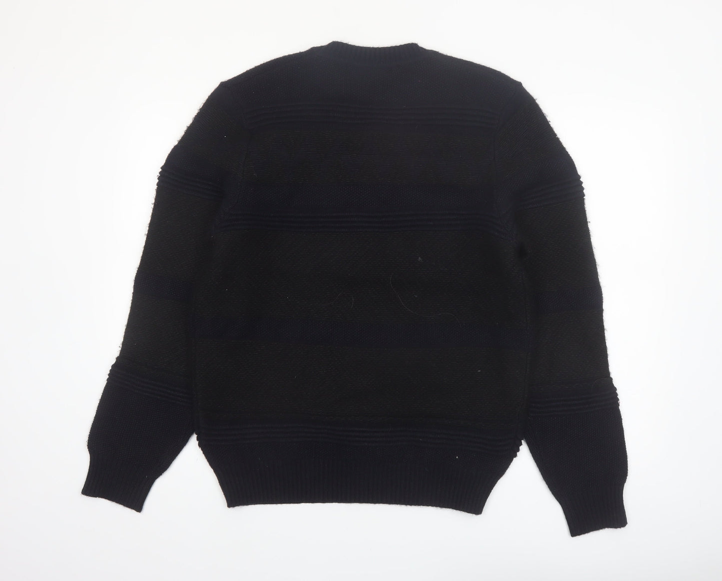 Marks and Spencer Men's Black M Regular Fit Knit Jumper