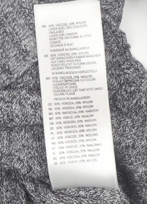 Red Herring Women's Grey Size 12 Crew Neck Knit Jumper