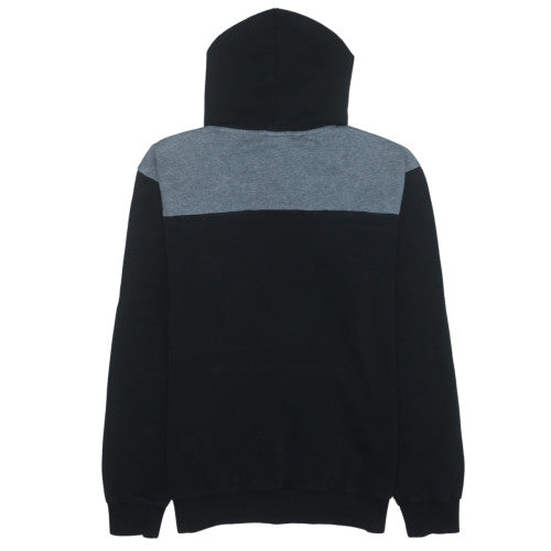 Puma Men's Black Small Pullover Hoodie with Logo Print