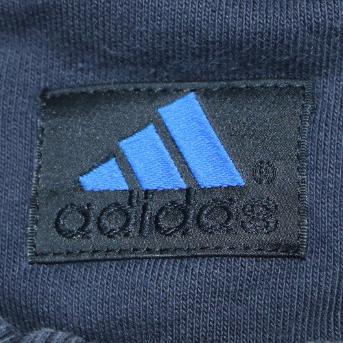 Adidas Men’s Blue Pullover Hoodie Size M Regular Fit Sportswear