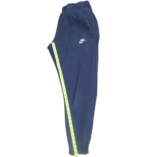 Nike Men's Blue Fleece Sweatpants S Regular Fit Tapered Joggers