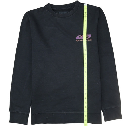 Quiksilver Womens Black M Pullover Sweatshirt Cotton Blend