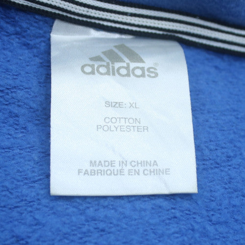 Adidas Men’s Blue XL Full Zip Track Jacket Cotton Blend