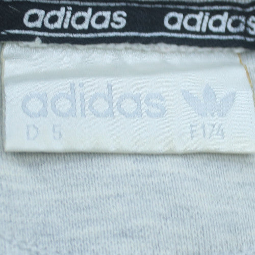 Adidas Women Grey Crew Neck Pullover Sweatshirt Size 12