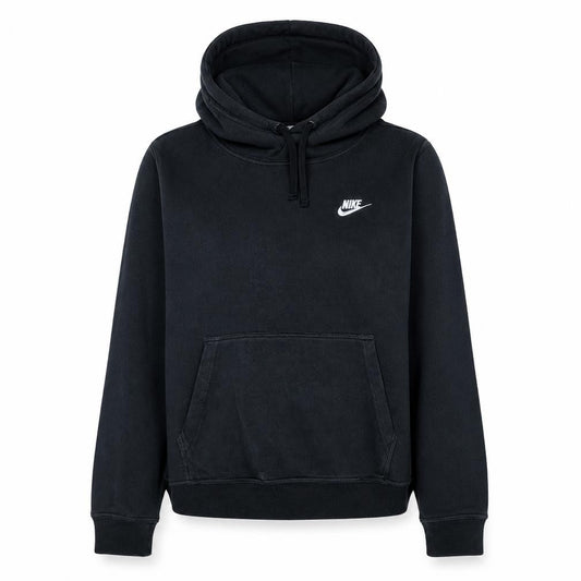 Nike Women's Black Pullover Hoodie Medium Cotton Blend Casual Sweatshirt