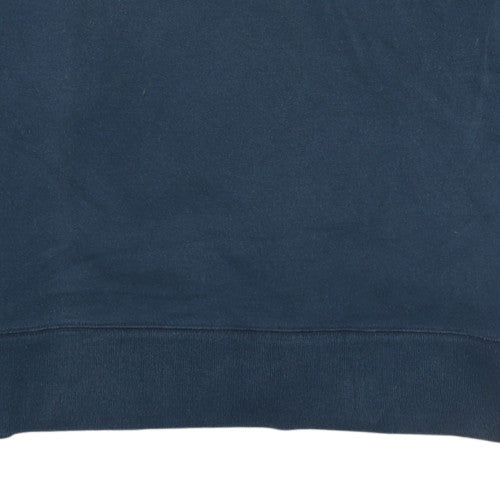 GAP Men's Blue Logo Pullover Sweatshirt Size M Crew Neck
