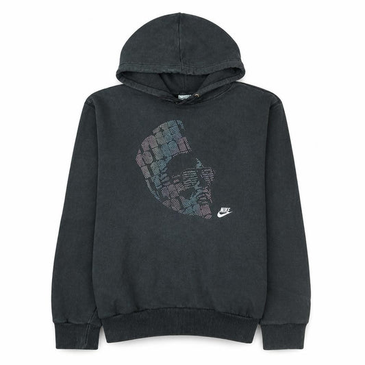 Nike Men's Black Pullover Hoodie M Graphic Print Sportswear