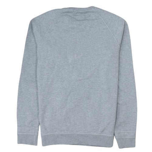 Diesel Men's Grey Crew Neck Logo Pullover Sweatshirt L