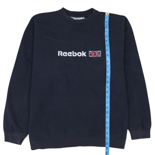 Reebok Men's Blue XL Classic Crew Neck Pullover Sweatshirt