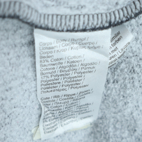 Lacoste Sport Men's Grey Cotton Blend Crew Neck Sweatshirt M