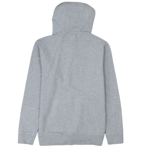 Tommy Jeans Men's Grey Regular Fit Hoodie Small Graphic Print Cotton Blend