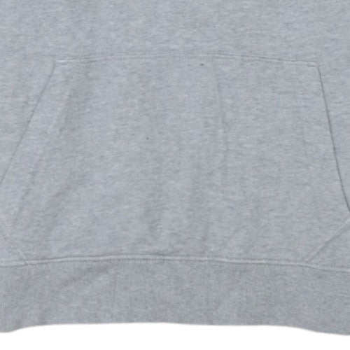Tommy Jeans Men's Grey Regular Fit Hoodie Small Graphic Print Cotton Blend