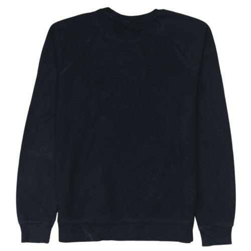 Under Armour Mens Black Small Crew Neck Sweatshirt ColdGear Loose Fit