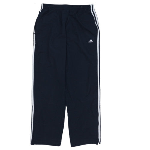 Adidas Men's Black XL Track Pants Straight Leg Sports Trousers