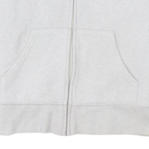 GAP Womens Beige Full Zip Hoodie XS Cotton Blend Casual
