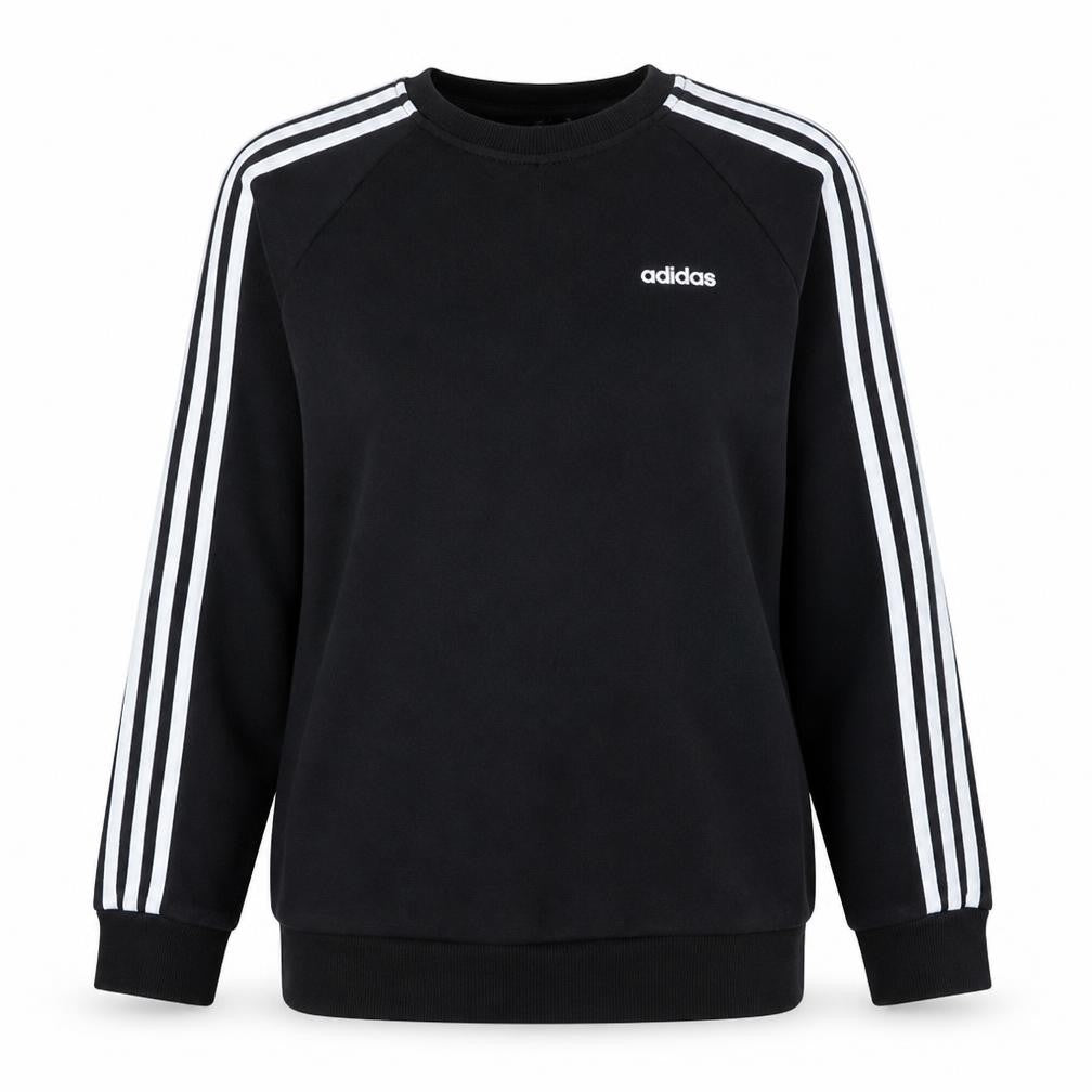 Adidas Womens Black Crew Neck Long Sleeve Sweatshirt Size M