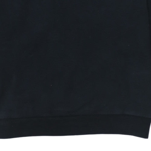 Adidas Womens Black Crew Neck Long Sleeve Sweatshirt Size M