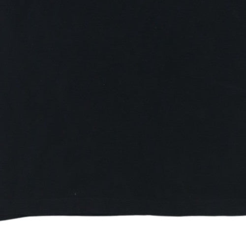 Kappa Men's Black Regular Fit Cotton Polo Shirt Size L
