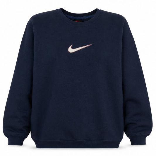 Nike Women’s Navy Blue Crew Neck Pullover Sweatshirt XL