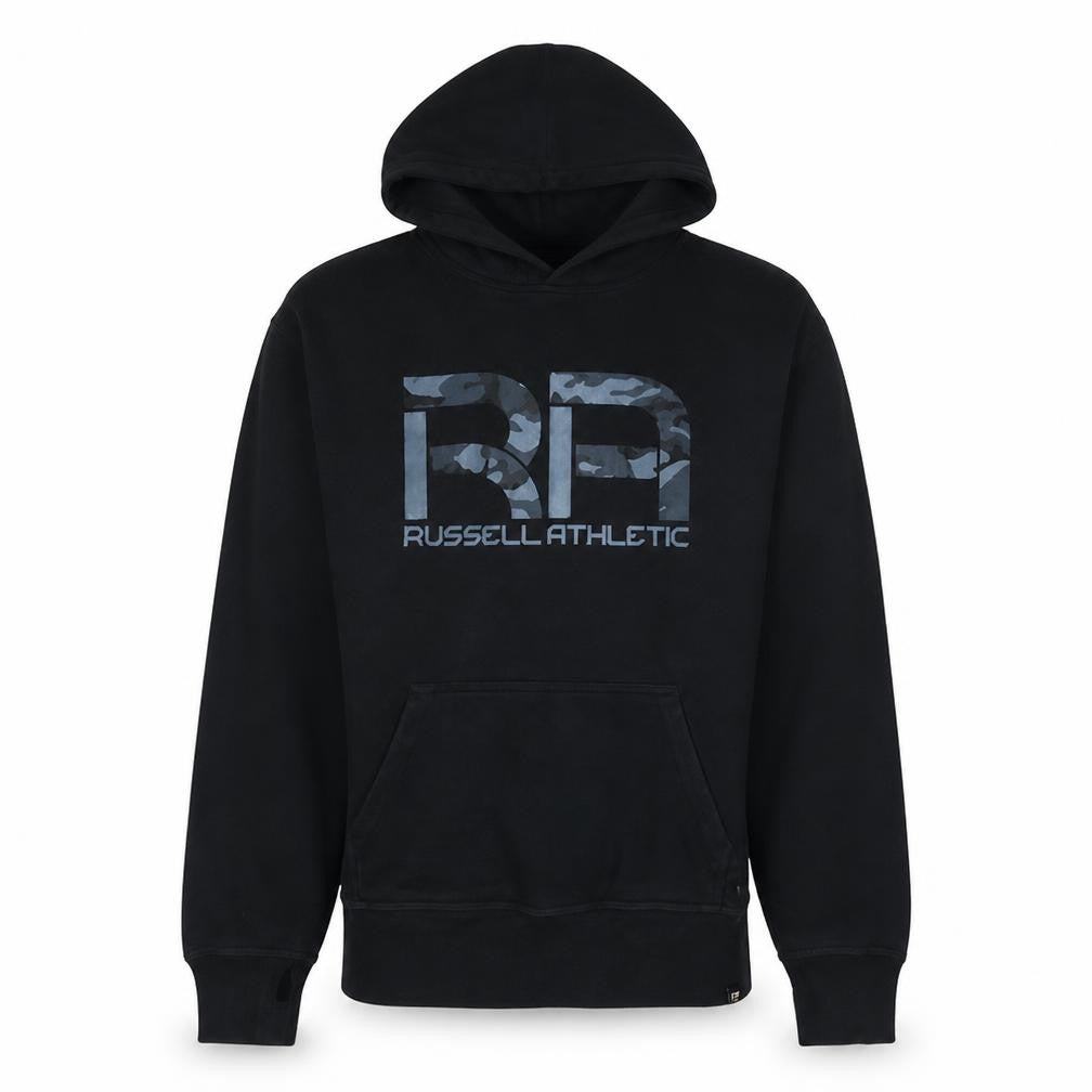 Russell Athletic Men's Black XL Pullover Hoodie Fleece Sportswear