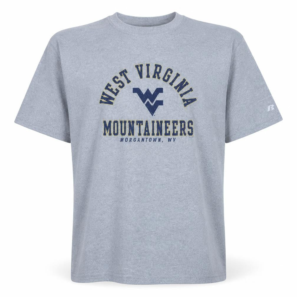 Russell Men’s Grey West Virginia Mountaineers 2XL T-Shirt
