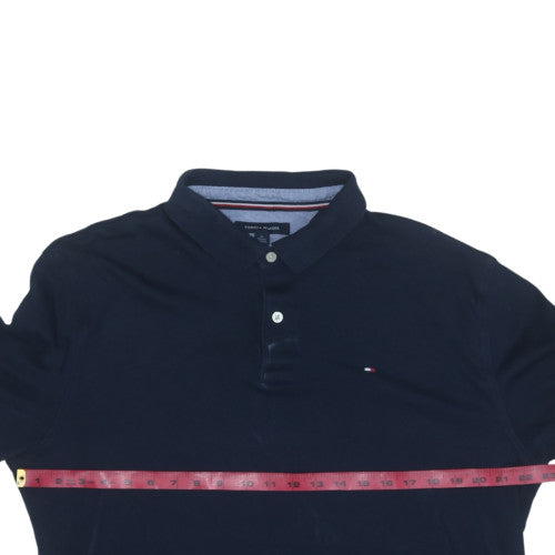 Tommy Hilfiger Men's Navy Blue XL Classic Cotton Polo Shirt