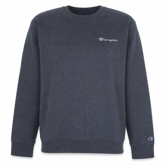 Champion Men's Grey Pullover Sweatshirt L Logo Crew Neck
