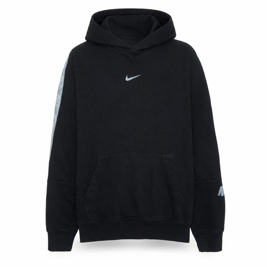 Nike Men's Black Pullover Hoodie M Regular Fit Fleece Sportswear