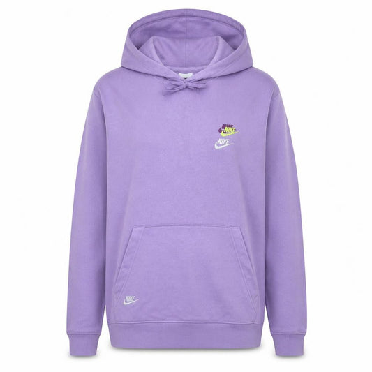 Nike Womens Purple XL Pullover Hoodie Sweatshirt with Logo